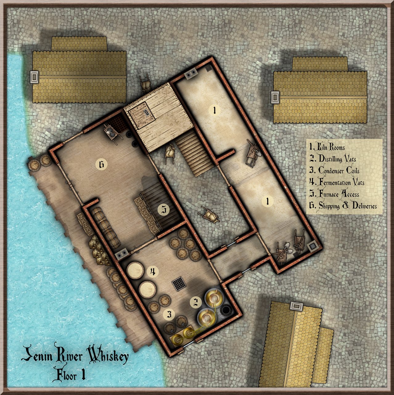 Nibirum Map: jenin river whiskey by Jeff B