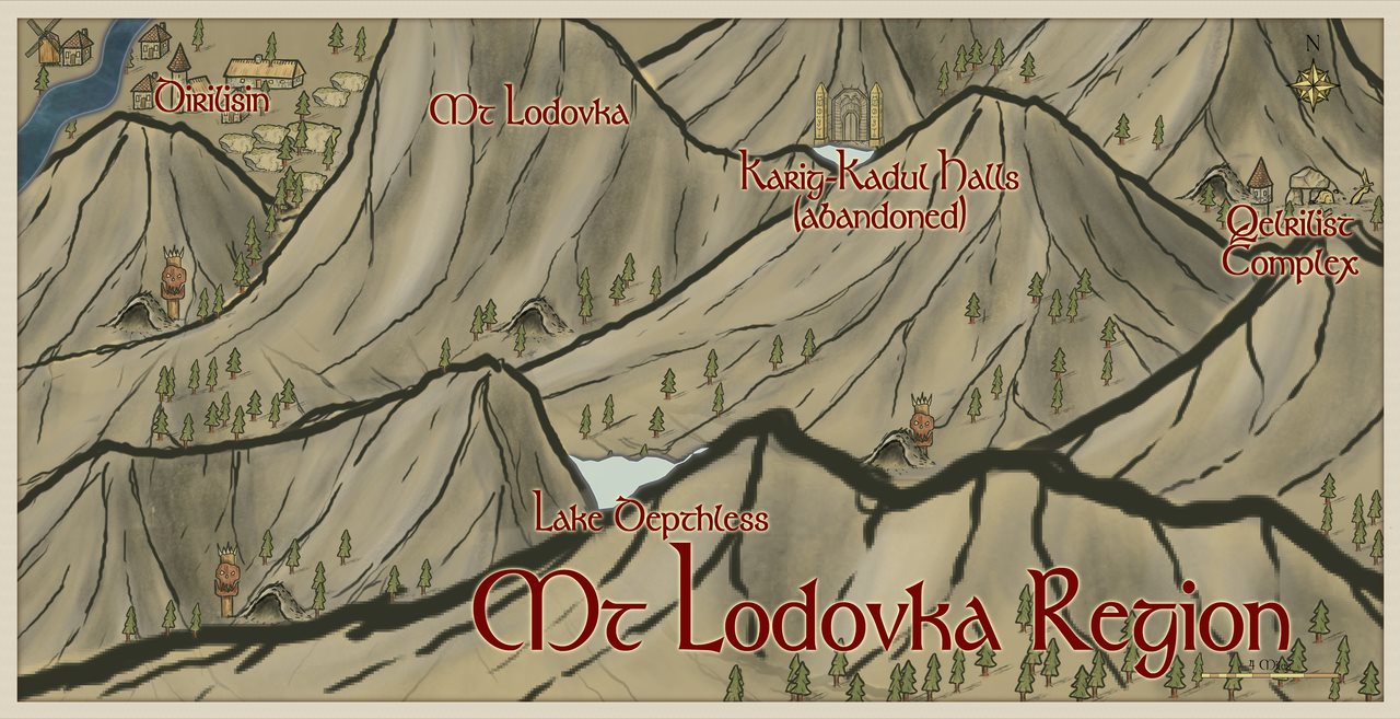 Nibirum Map: mt lodovka region by Quenten Walker
