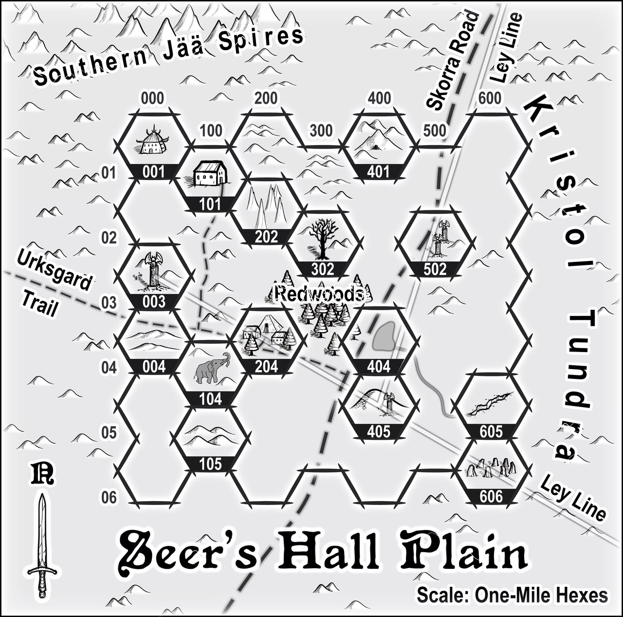 Nibirum Map: seer's hall plain by Wyvern