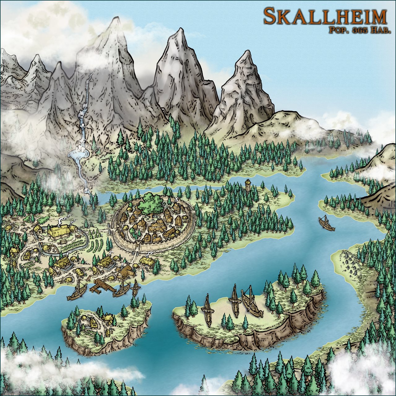 Nibirum Map: skallheim by Ricko Hasche