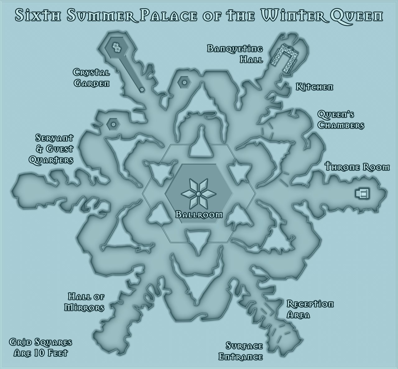 Nibirum Map: summer palace of the winter queen 06 by Wyvern