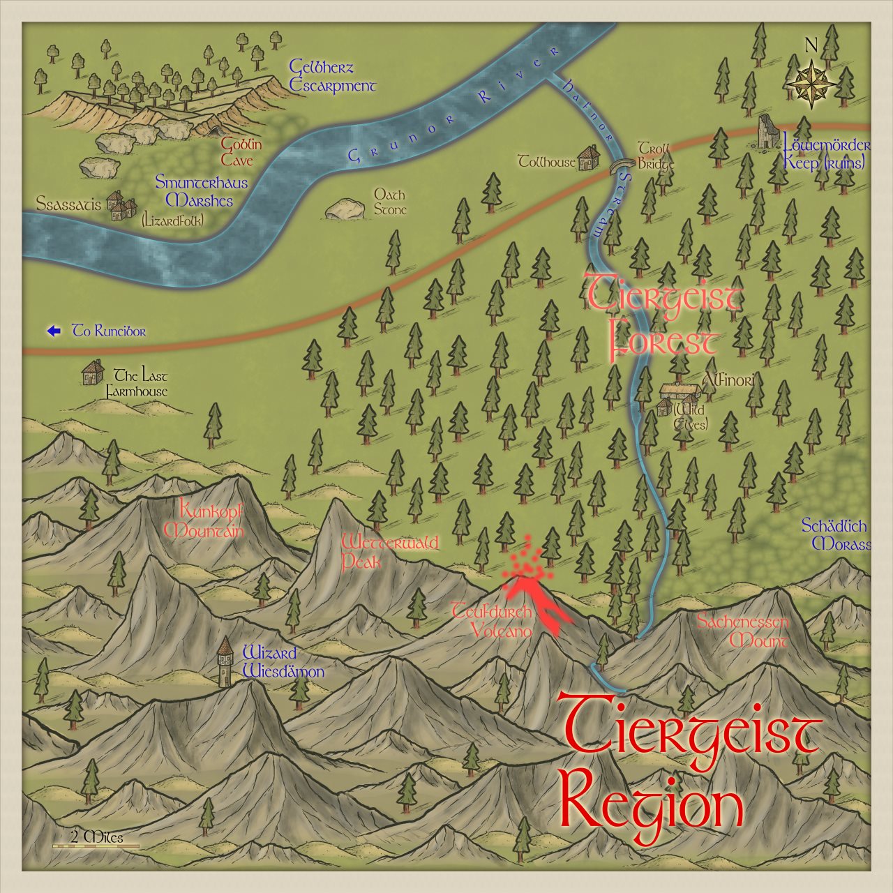 Nibirum Map: tiergeist region by Quenten Walker