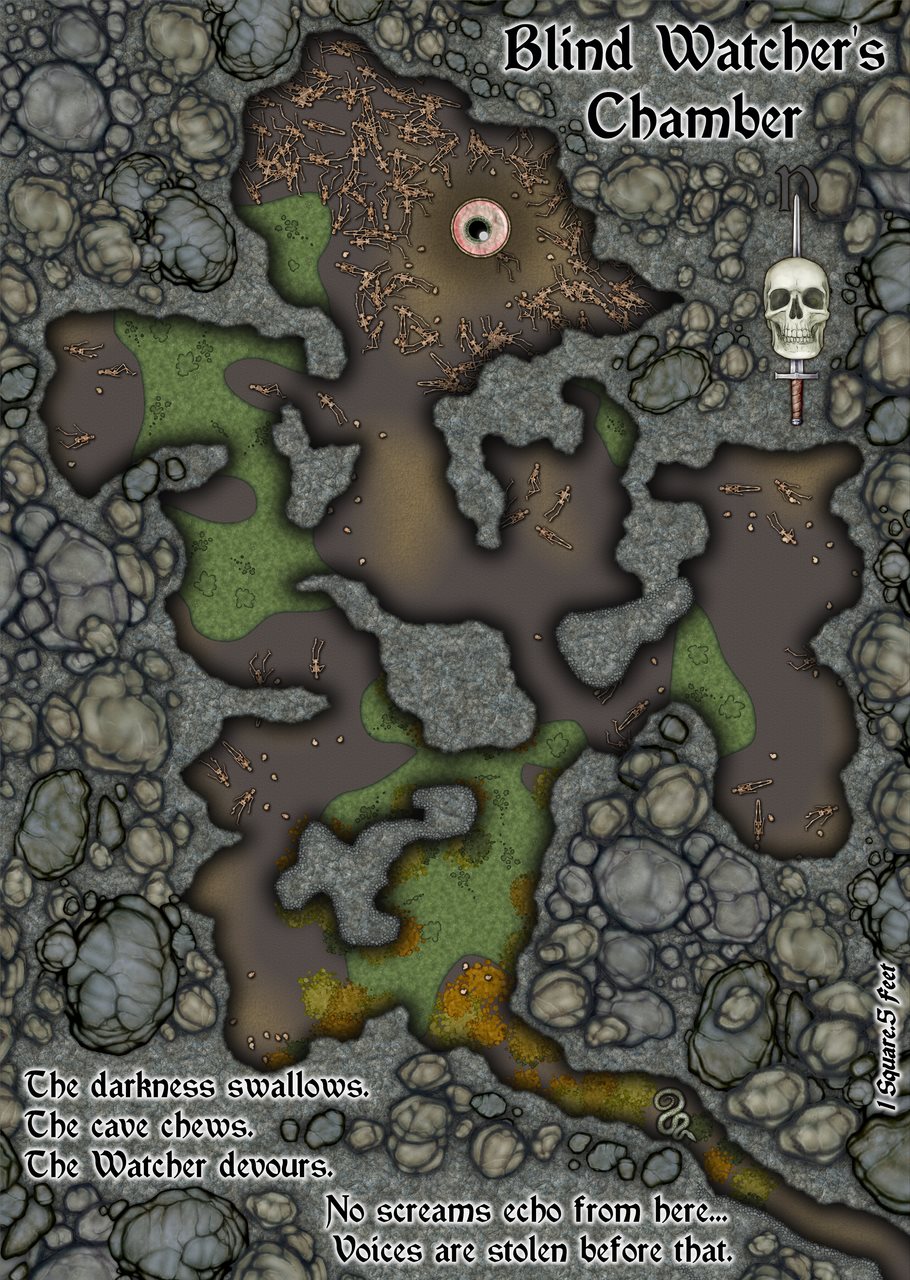 Nibirum Map: blind watcher's chamber by Ricko Hasche