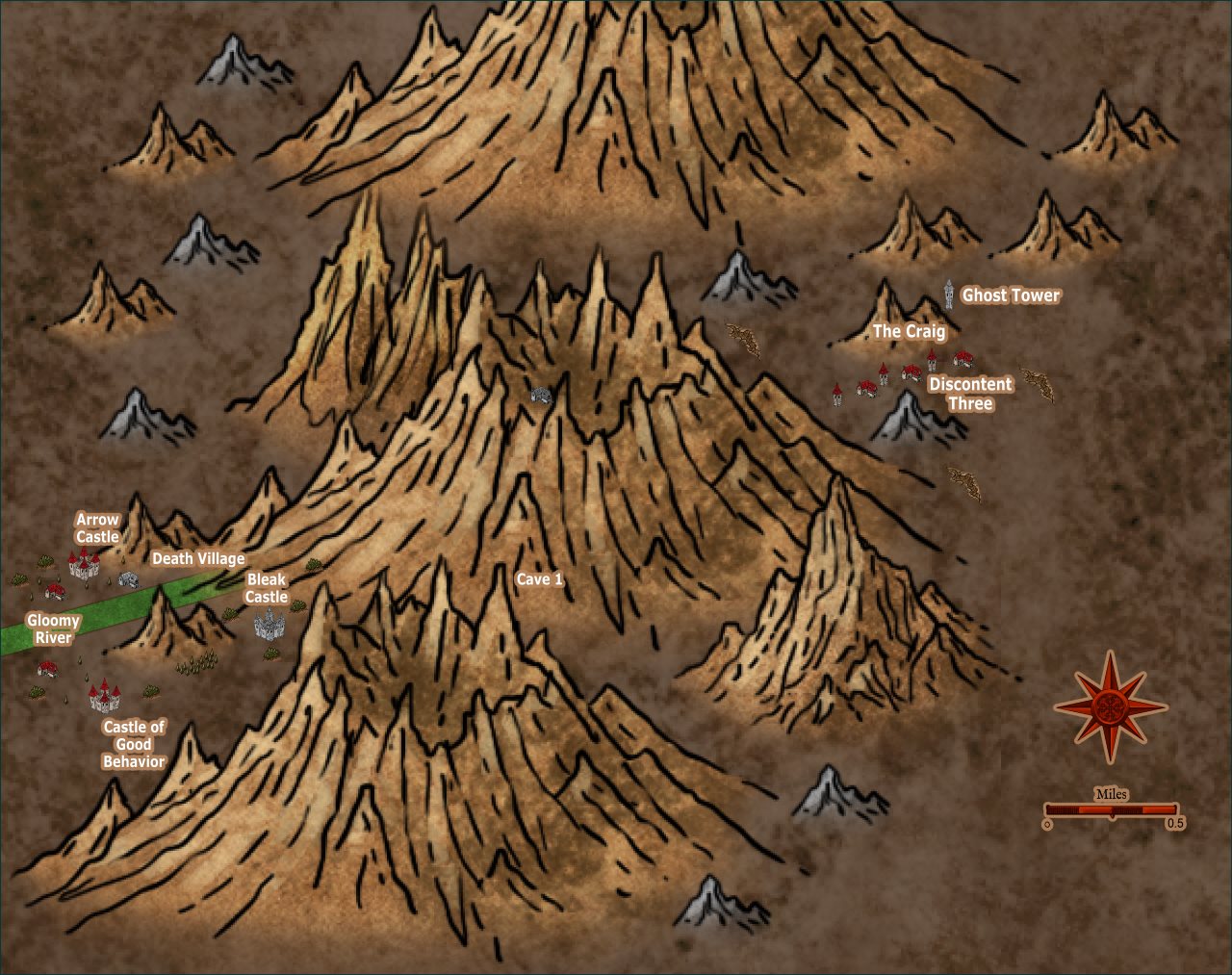 Nibirum Map: caldera environs by JimP