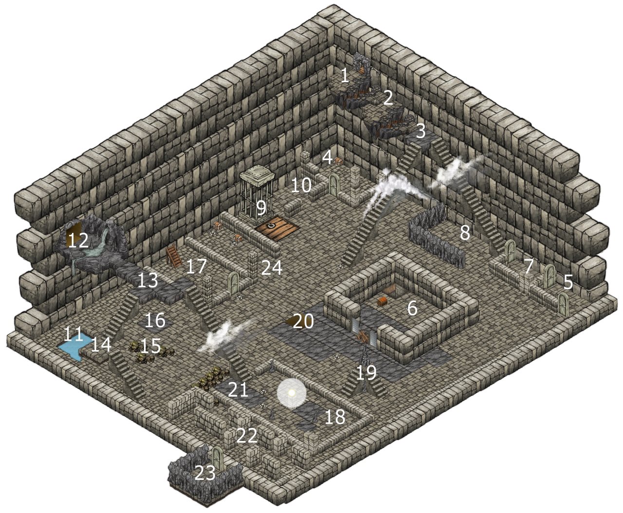 Nibirum Map: desperate caves 4 by JimP