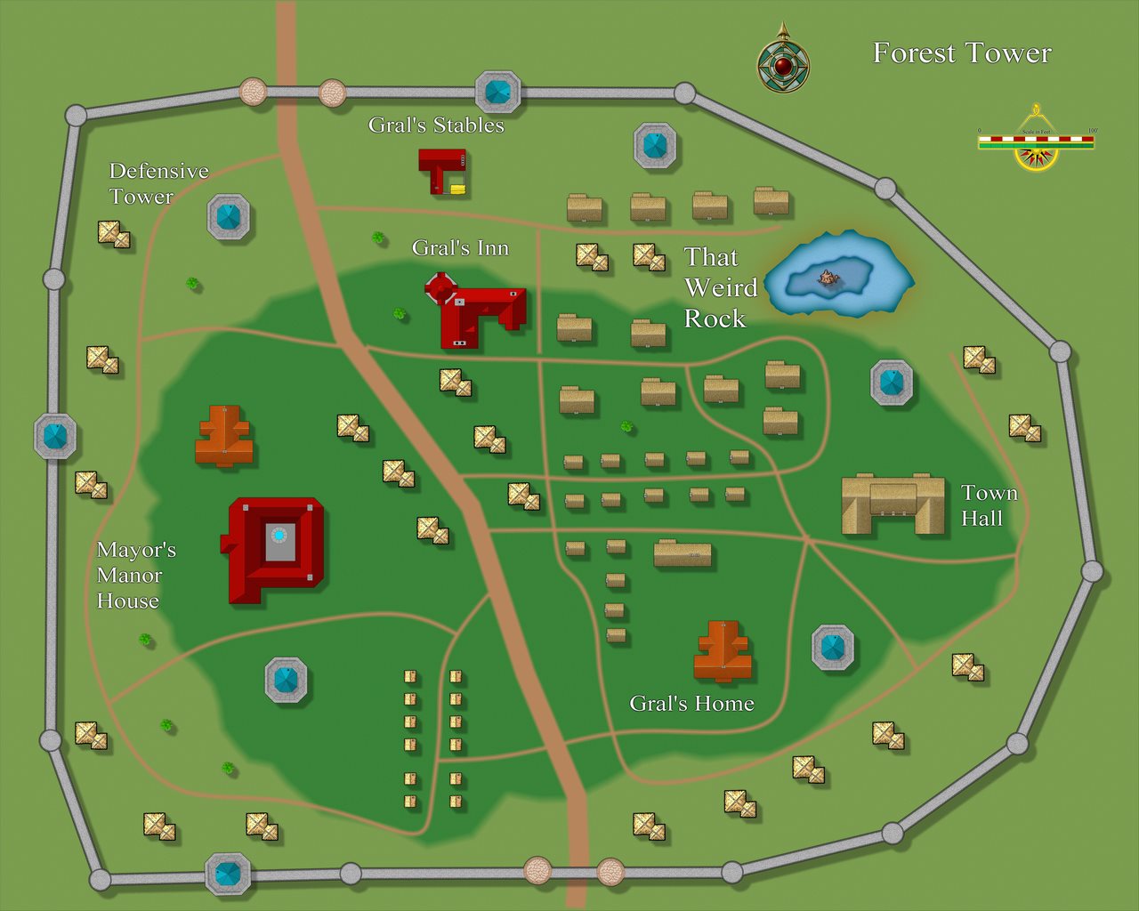 Nibirum Map: forest tower by 