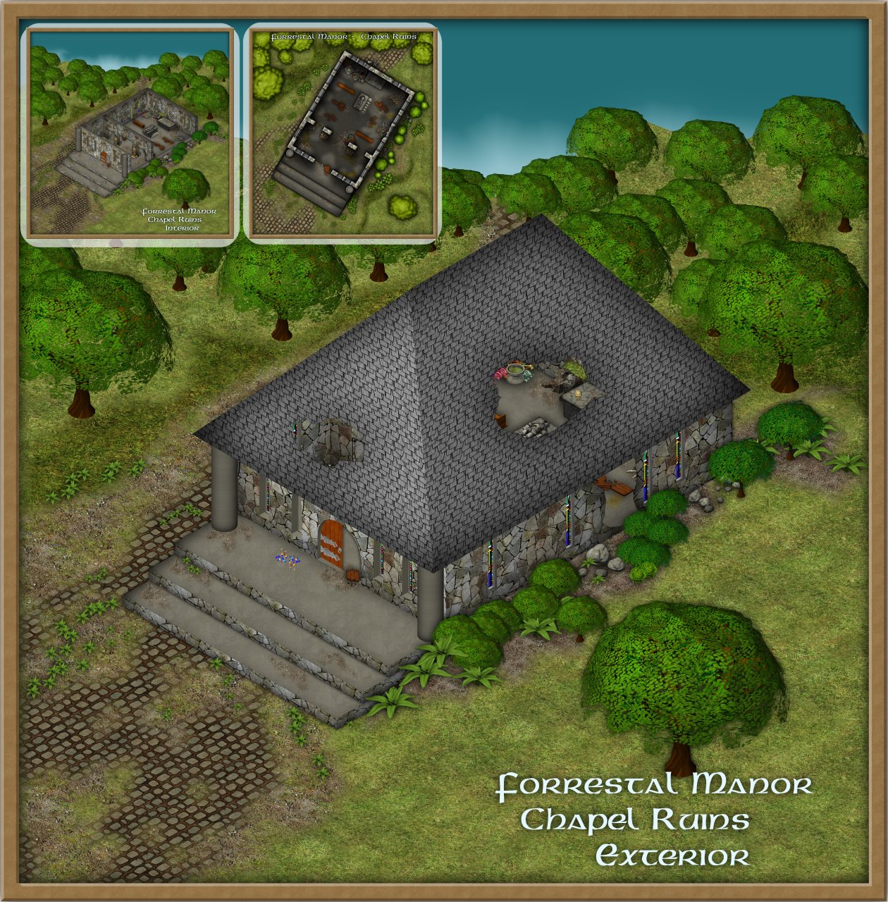 Nibirum Map: forrestal chapel - exterior by Shessar