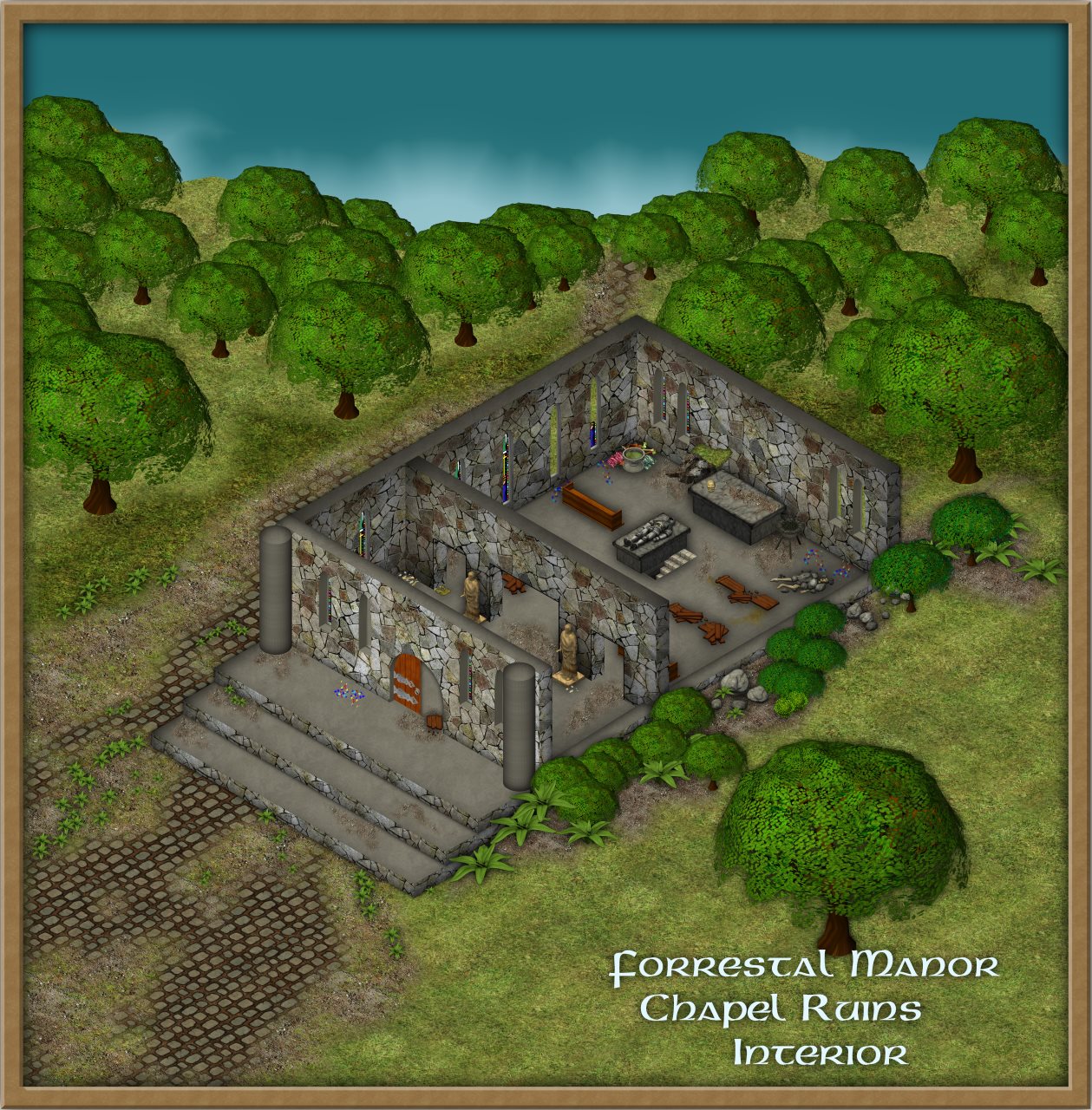 Nibirum Map: forrestal chapel - interior by Shessar