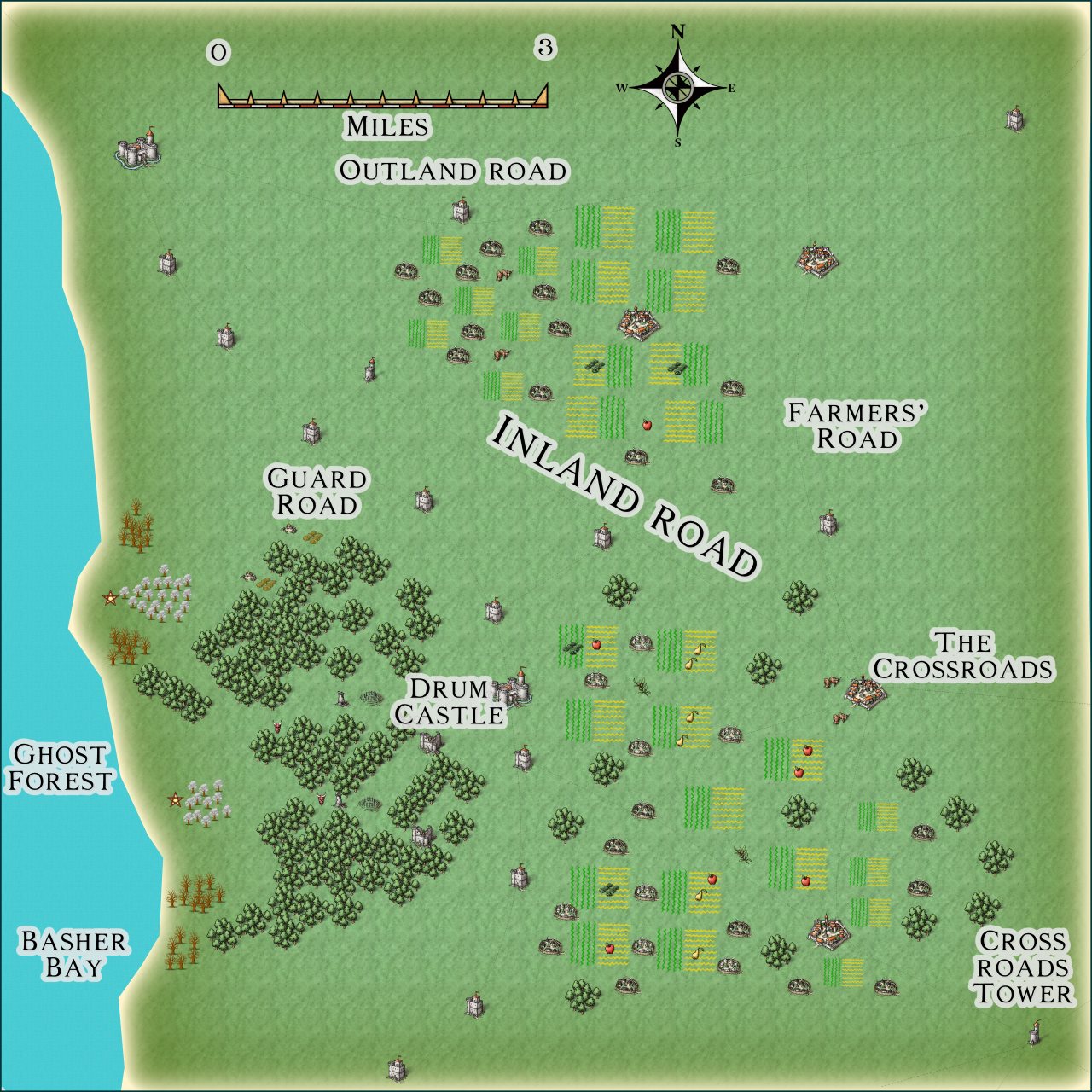 Nibirum Map: ghost forest environs by JimP
