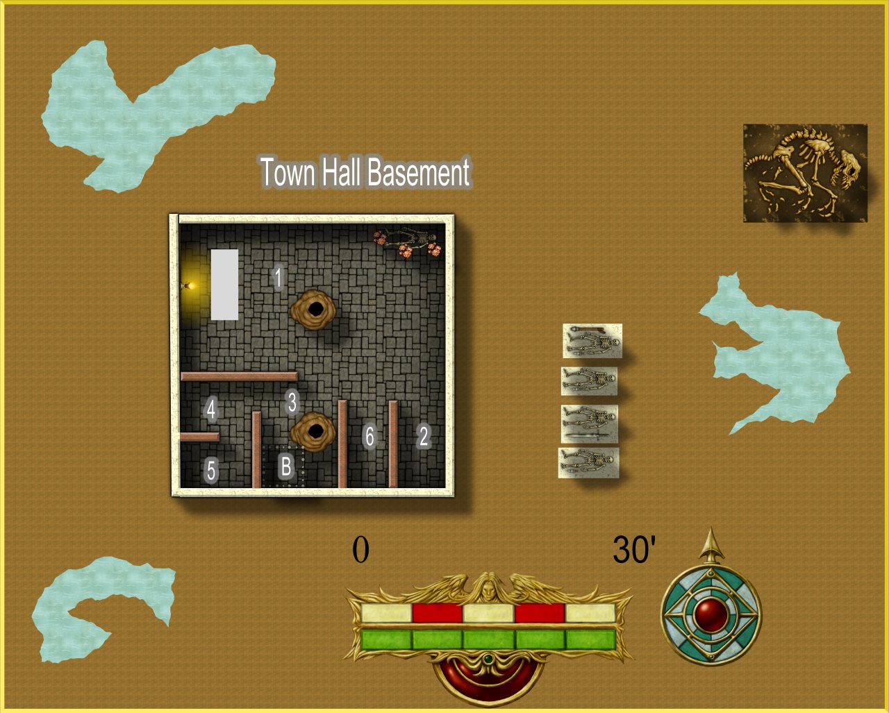 Nibirum Map: lost village hall basement by JimP