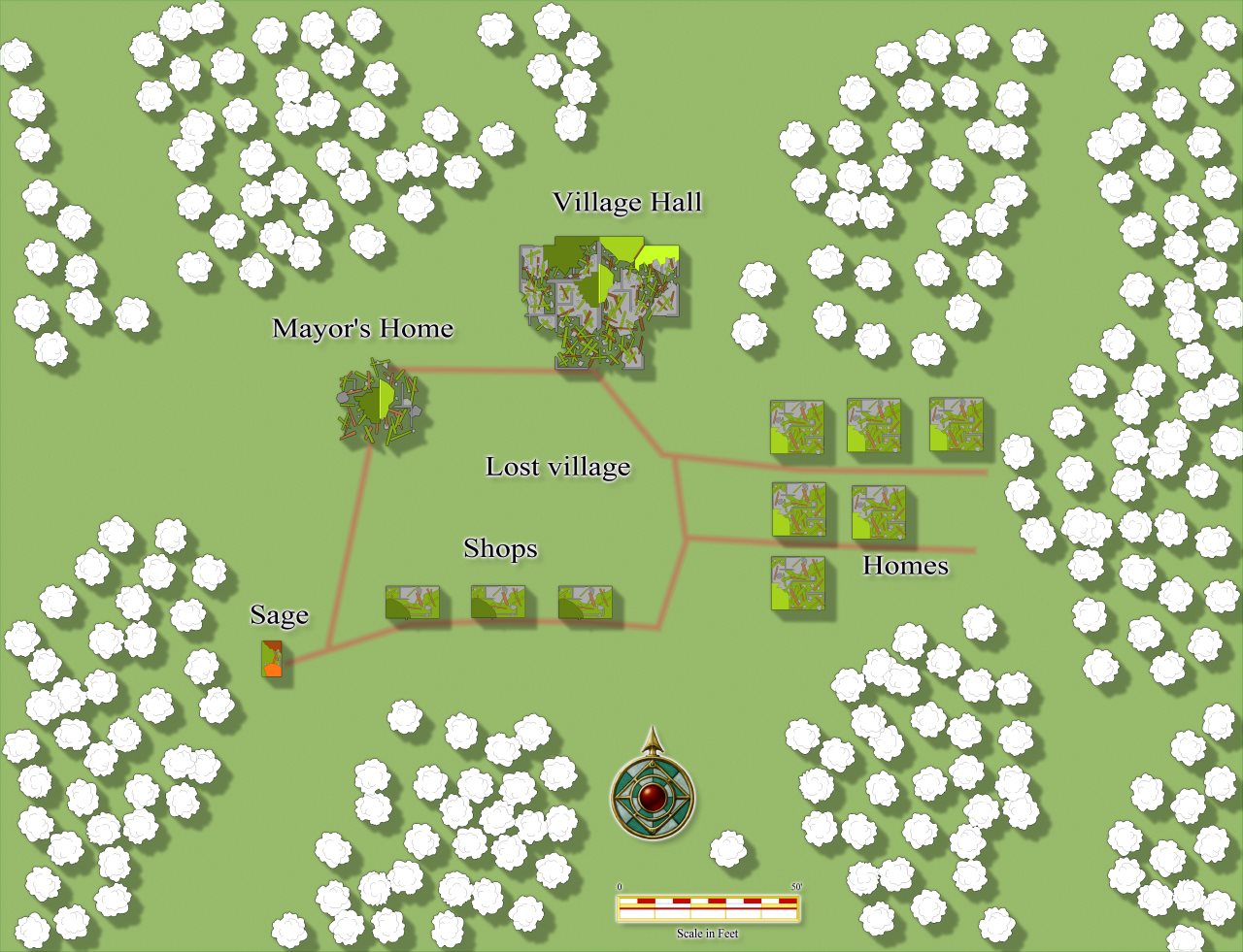 Nibirum Map: lost village by JimP