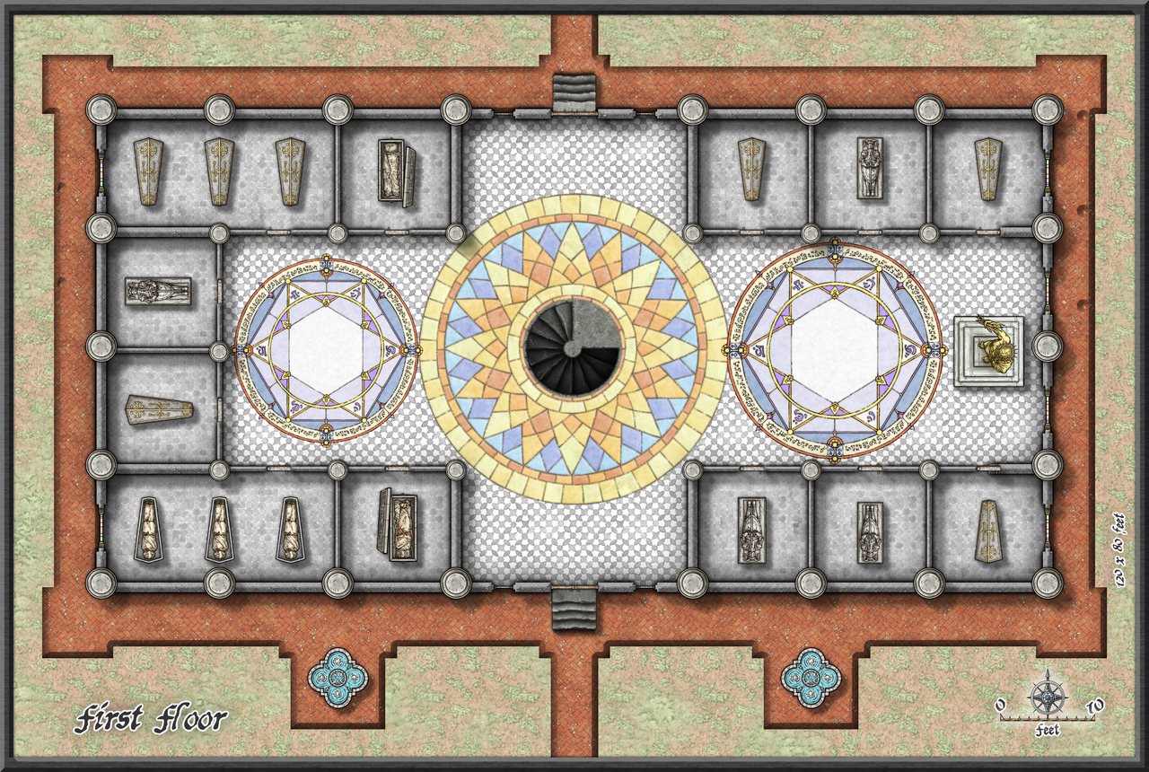 Nibirum Map: mausoleum of the guardians by Ricko Hasche