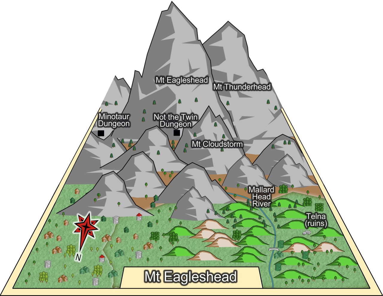 Nibirum Map: mt eagleshead by JimP