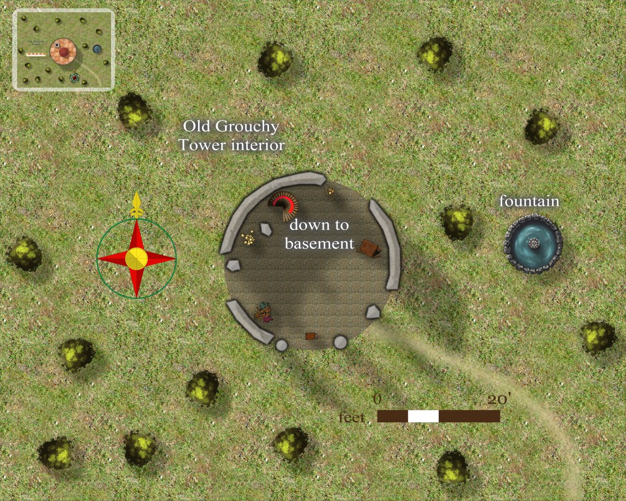 Nibirum Map: old grouchy tower interior by JimP