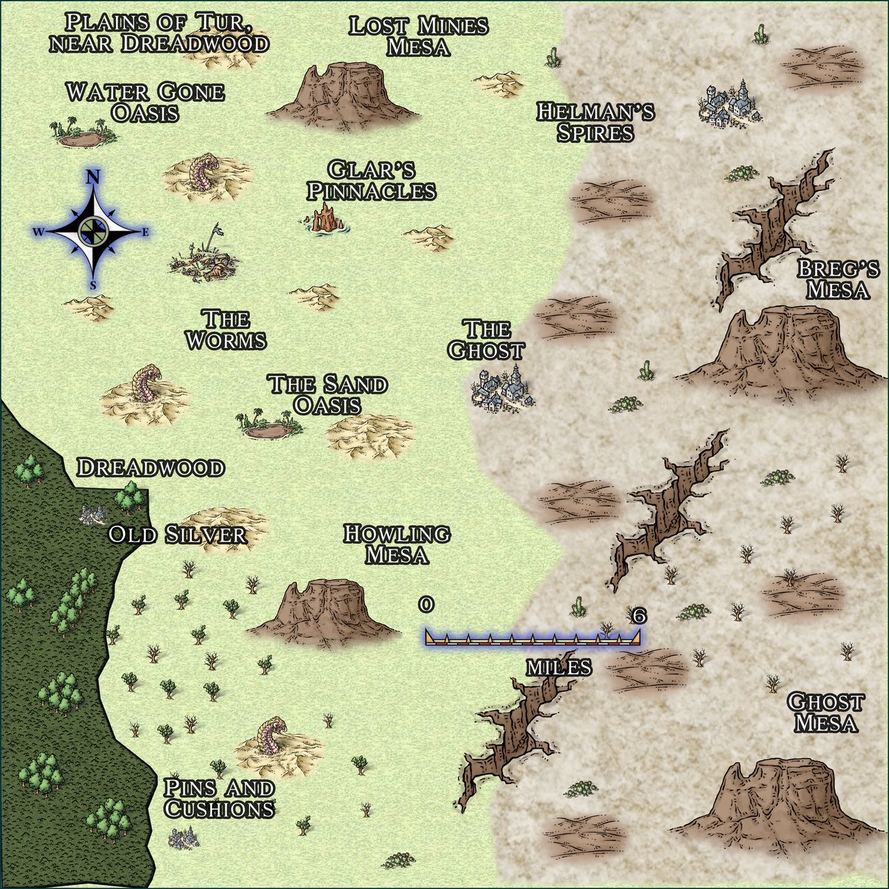 Nibirum Map: plains of tur - south by JimP