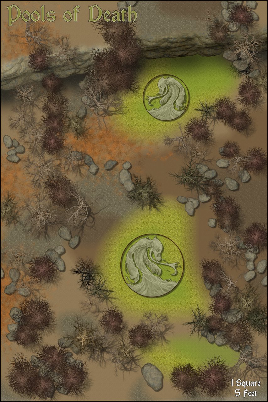 Nibirum Map: pools of death by Ricko Hasche