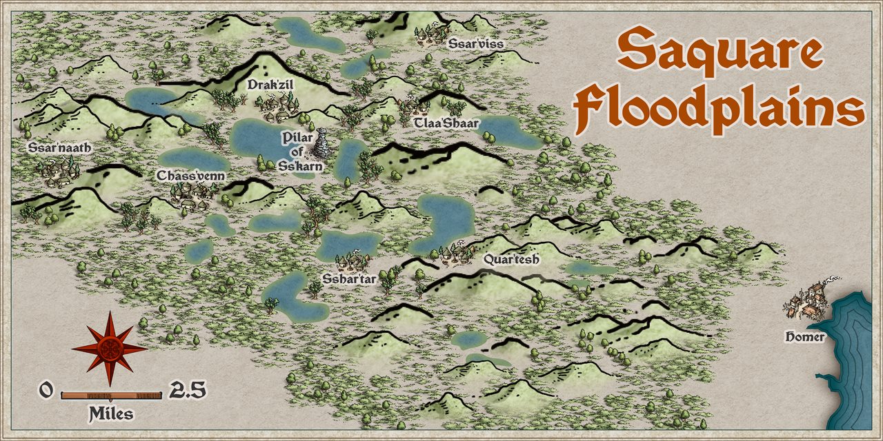 Nibirum Map: saquare floodplains by Ricko Hasche