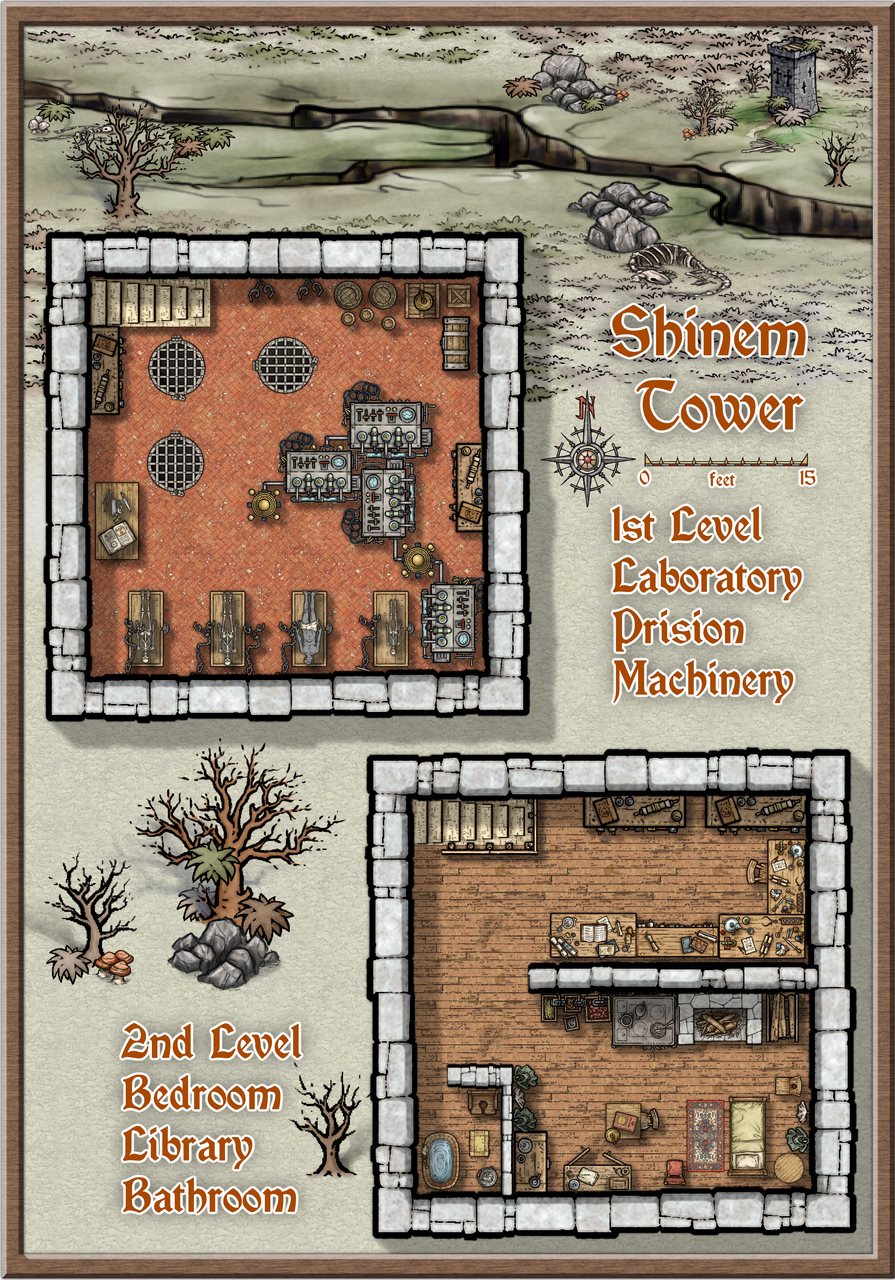 Nibirum Map: shinem tower by Ricko Hasche