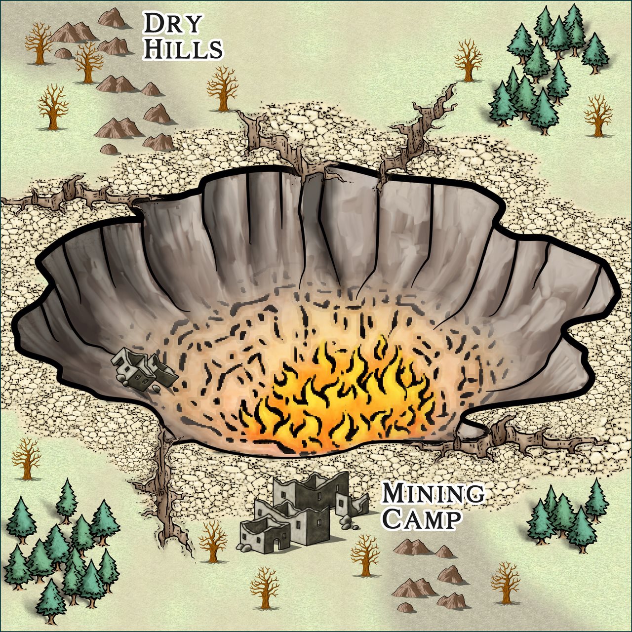 Nibirum Map: the sink hole by Ricko Hasche