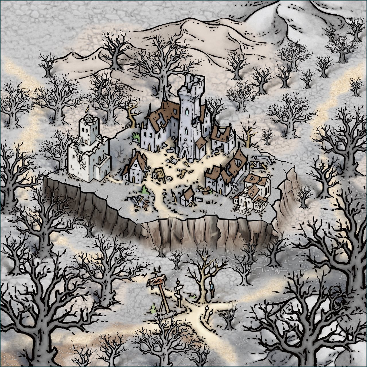 Nibirum Map: the tower by Ricko Hasche