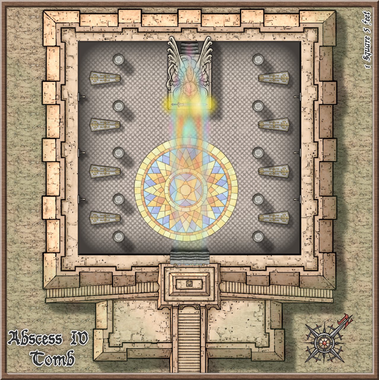 Nibirum Map: tomb of abscess iv by Ricko Hasche