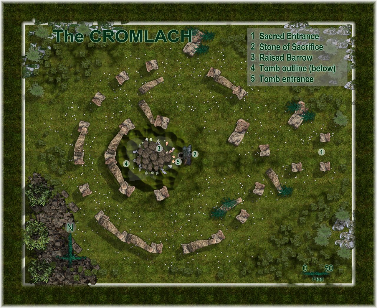 Nibirum Map: the cromlach by Quenten Walker