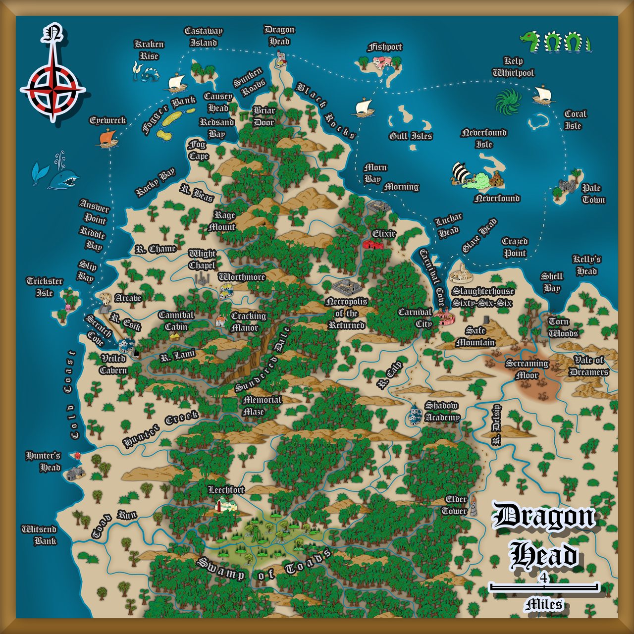 Nibirum Map: dragon head by Wyvern