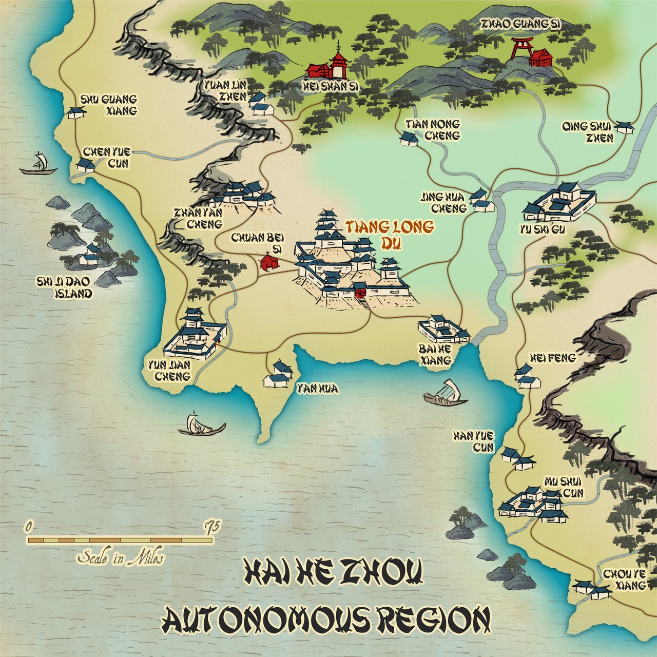 Nibirum Map: hai he he autonomous region by Ricko Hasche