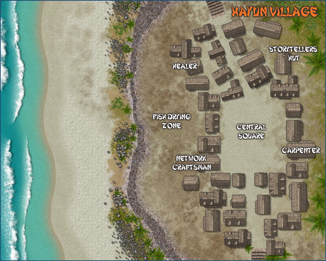 Nibirum Map: hayun village by Ricko Hasche