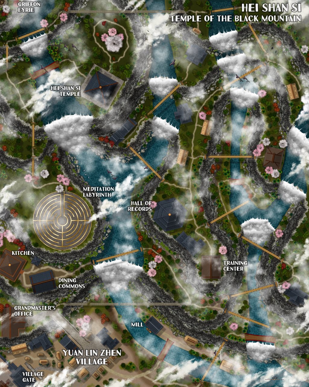 Nibirum Map: hei shan si by Kevin Goebel (Royal Scribe)