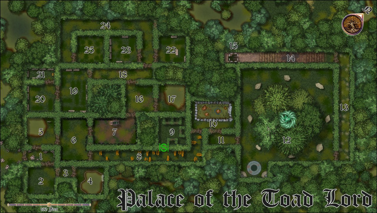 Nibirum Map: palace of the toad lord by Wyvern