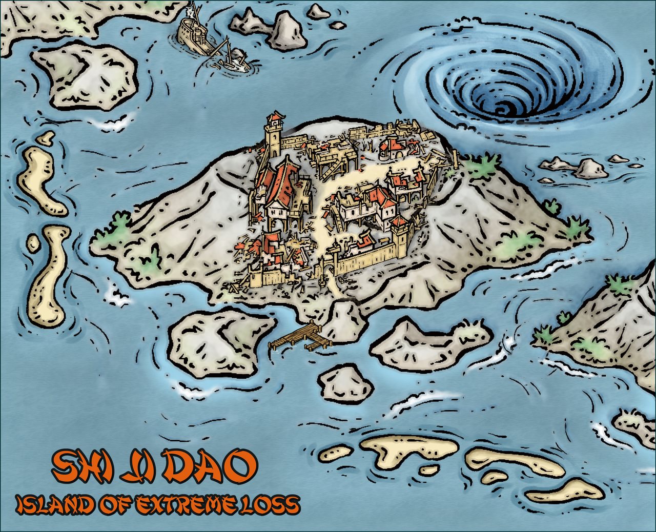 Nibirum Map: shi ji dao by Ricko Hasche