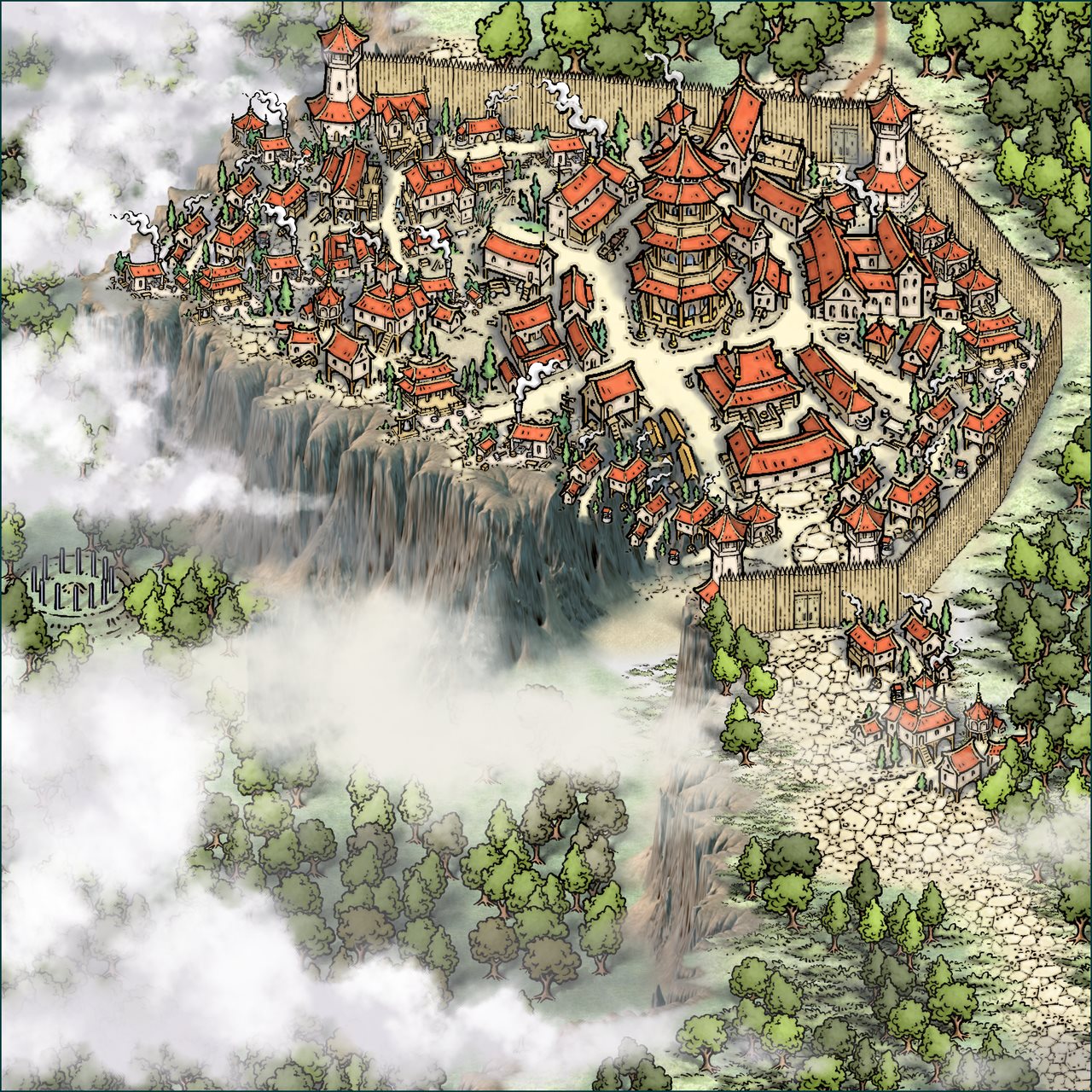 Nibirum Map: yuan lin zhen by Ricko Hasche