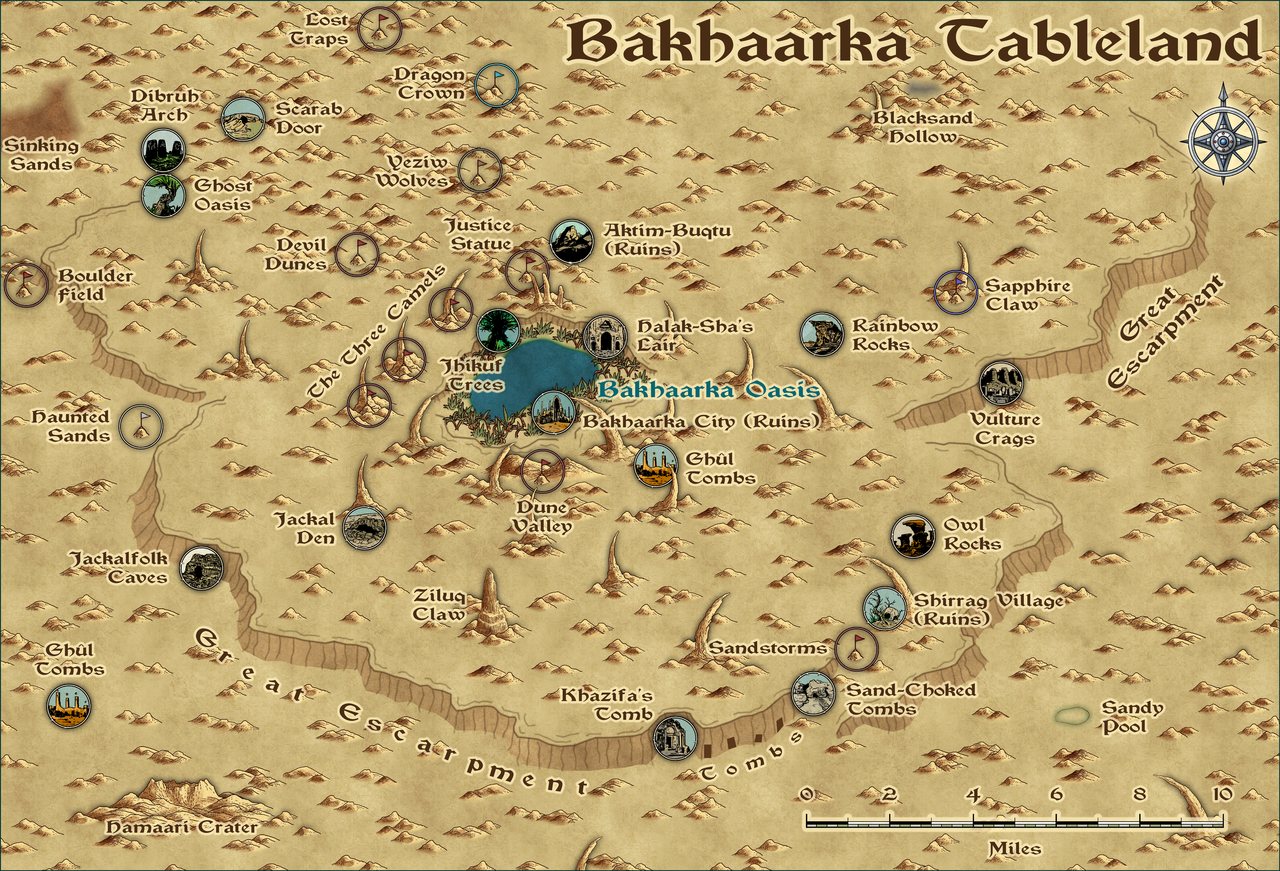 Nibirum Map: bakhaarka tableland by Wyvern