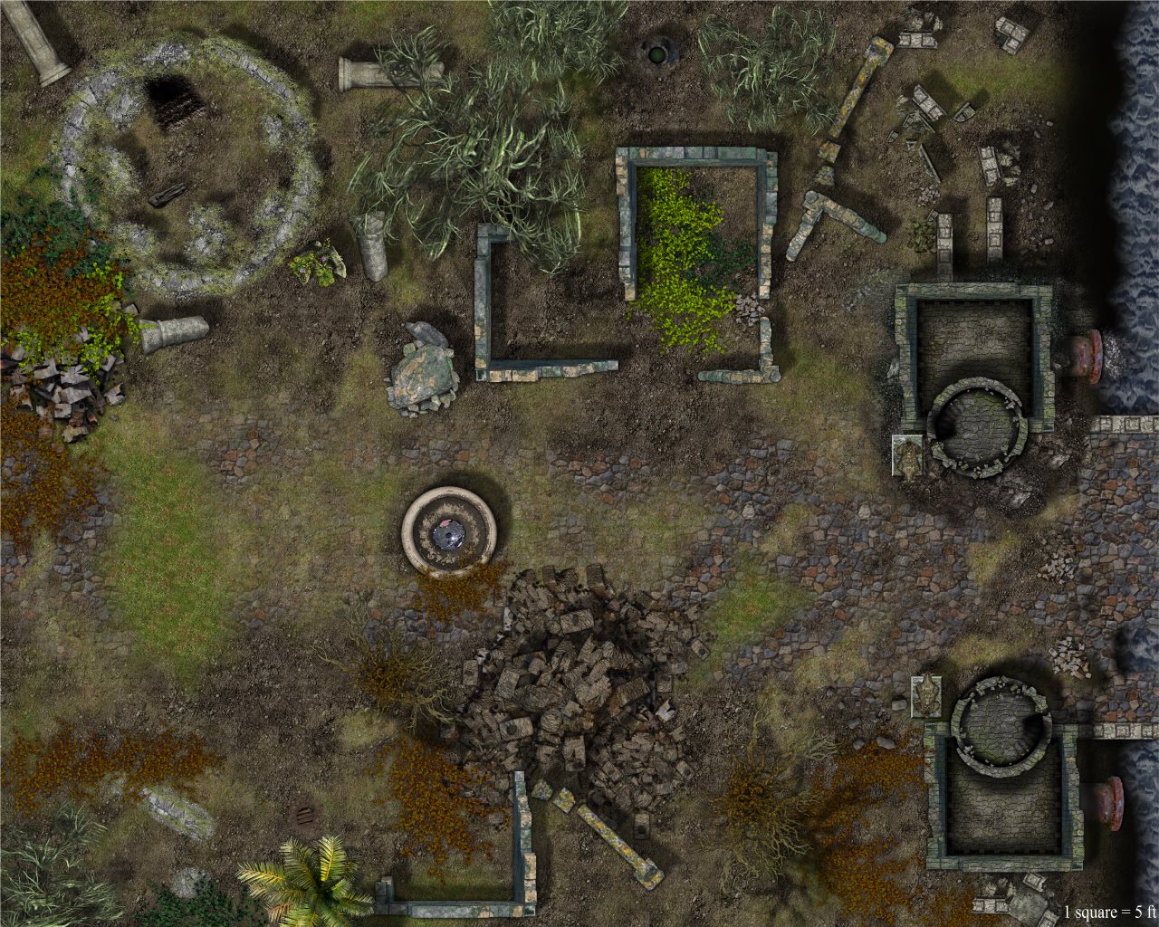 Nibirum Map: saguthra ruins by Lorelei