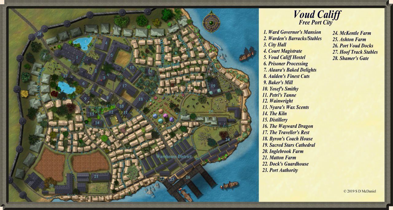 Nibirum Map: voud califf by S D McDaniel