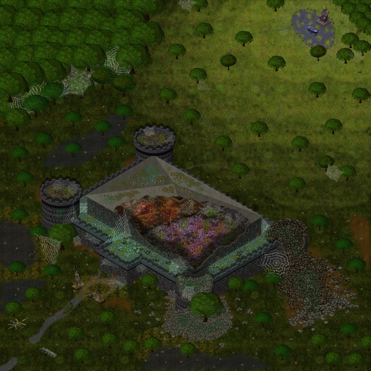 Nibirum Map: araneae keep by Monsen