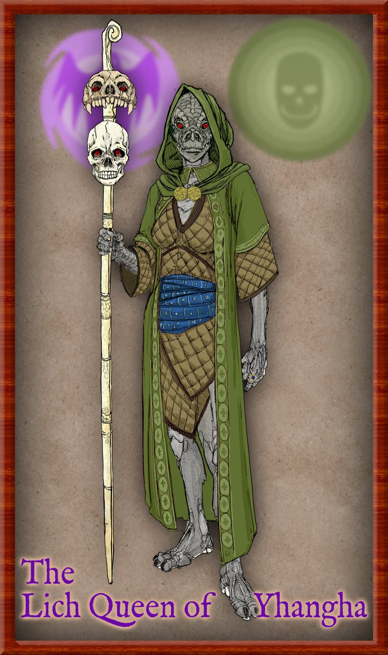 Nibirum Map: lich queen of yhangha by Wyvern