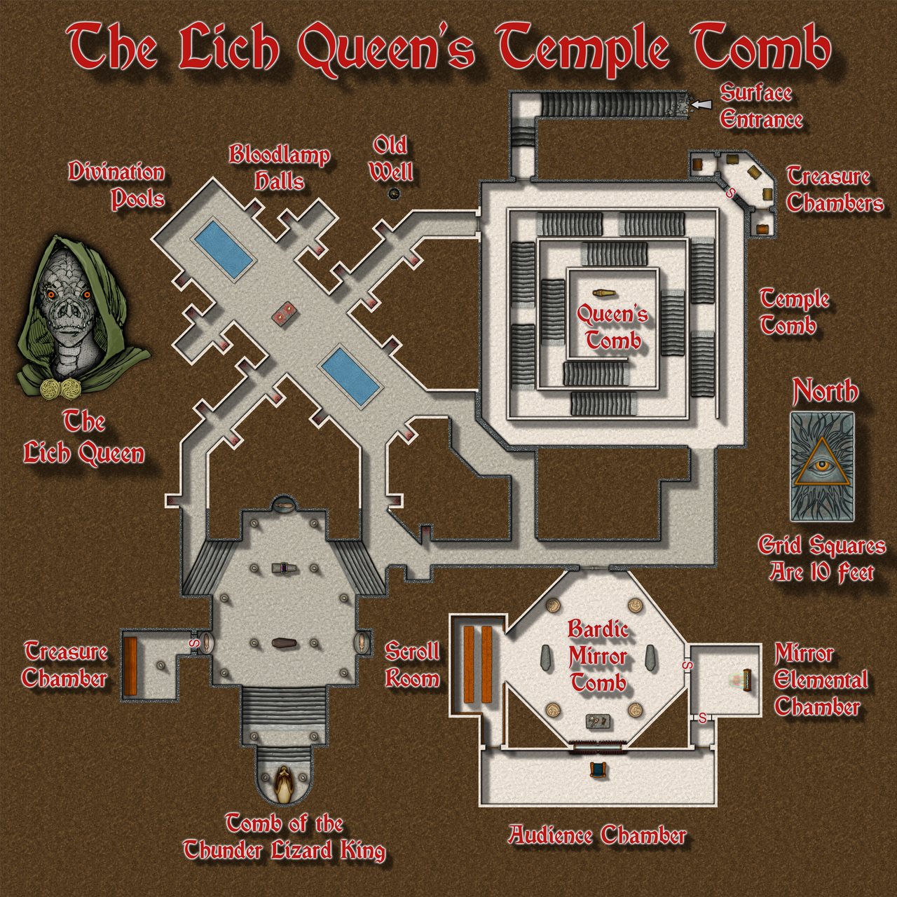Nibirum Map: lich queens temple tomb by Wyvern