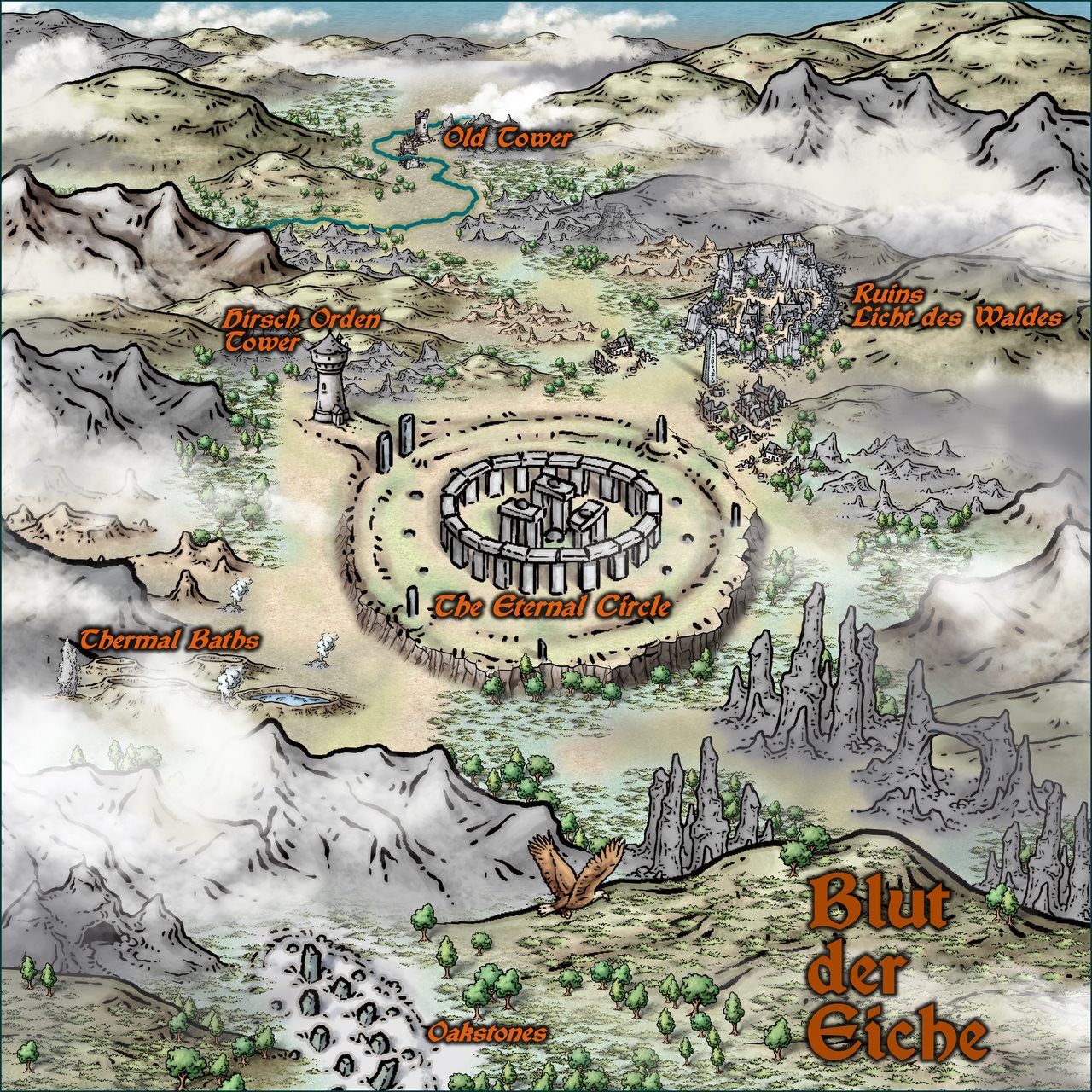 Nibirum Map: blut der eiche by Ricko Hasche