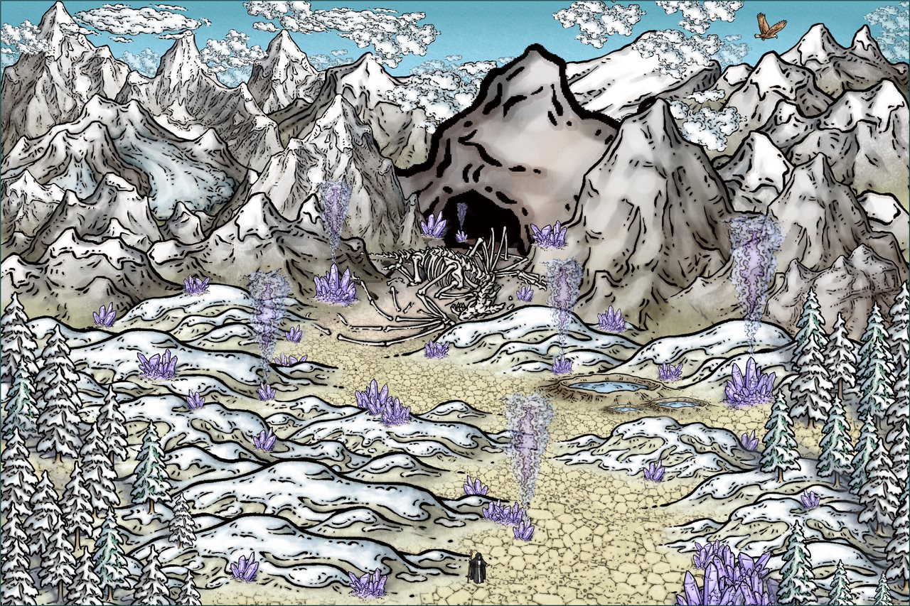 Nibirum Map: dracolich nest by Ricko Hasche
