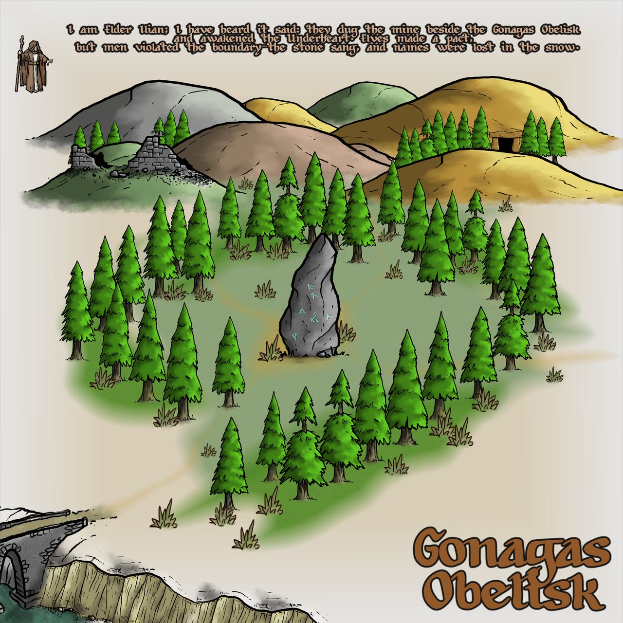 Nibirum Map: gonagas obelisk by Ricko Hasche