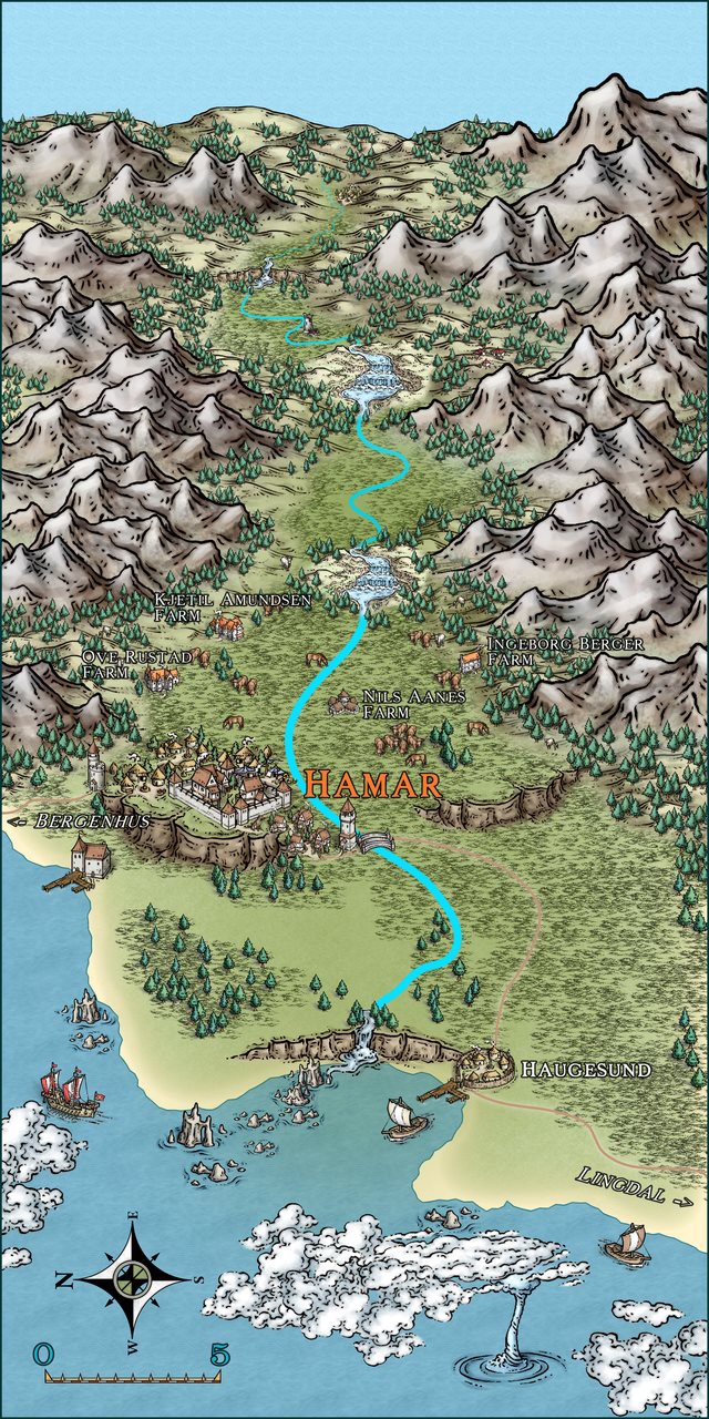 Nibirum Map: hamar environs by Ricko Hasche
