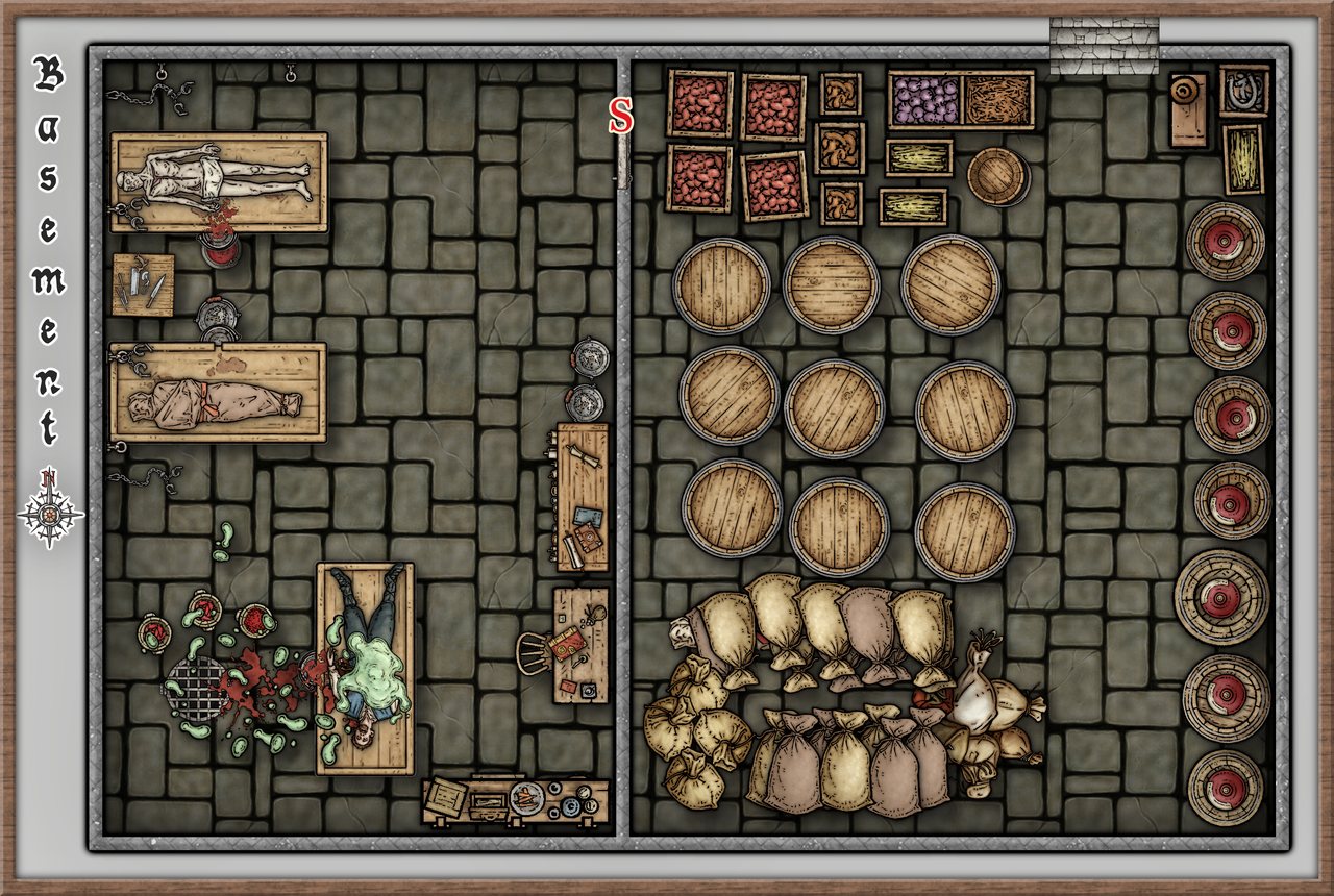 Nibirum Map: happy fiddler inn - basement - detail by Ricko Hasche