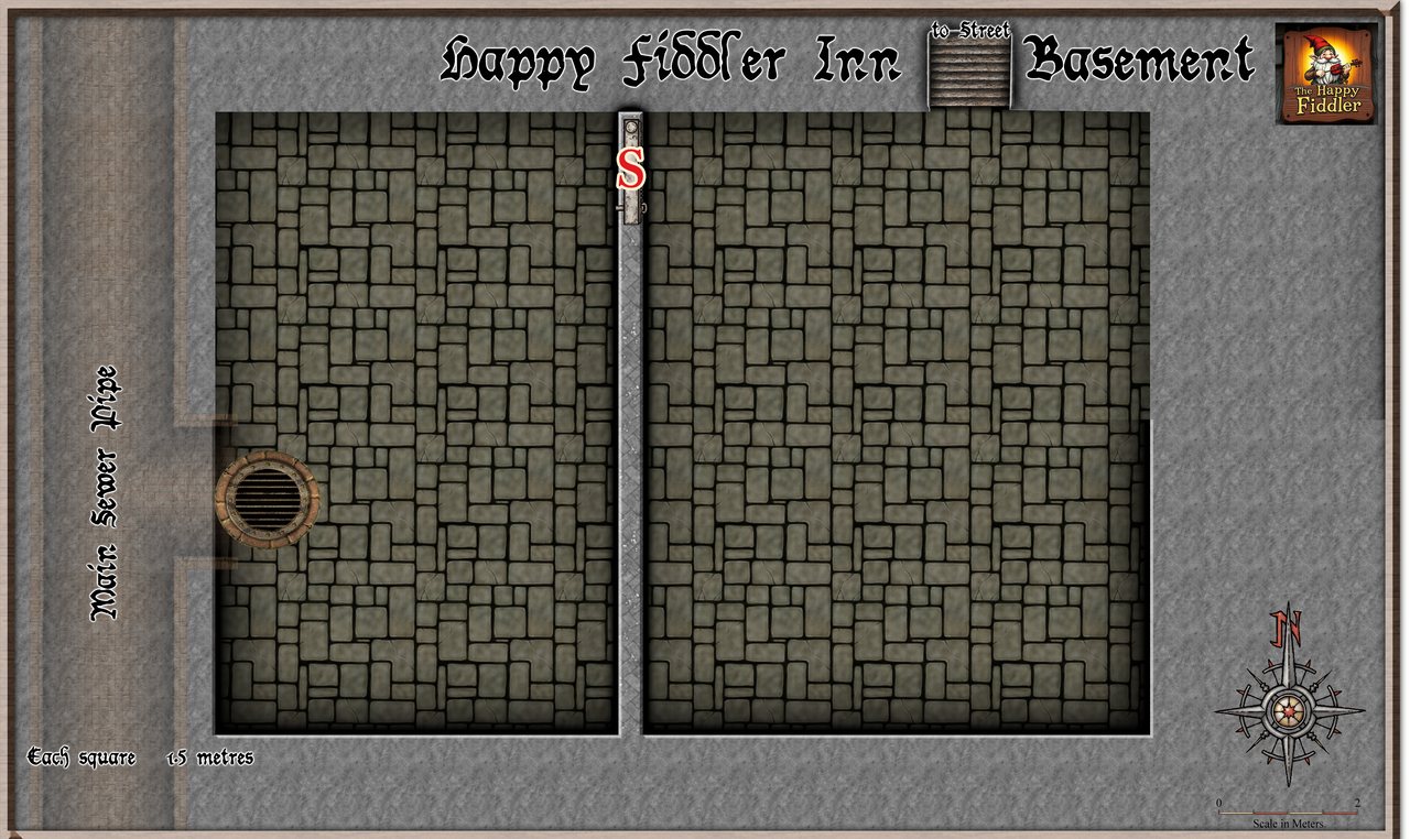 Nibirum Map: happy fiddler inn - basement by Quenten Walker