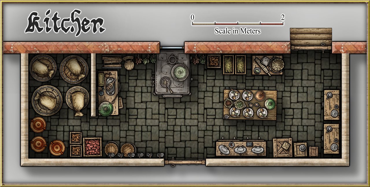Nibirum Map: happy fiddler inn - kitchen by Ricko Hasche