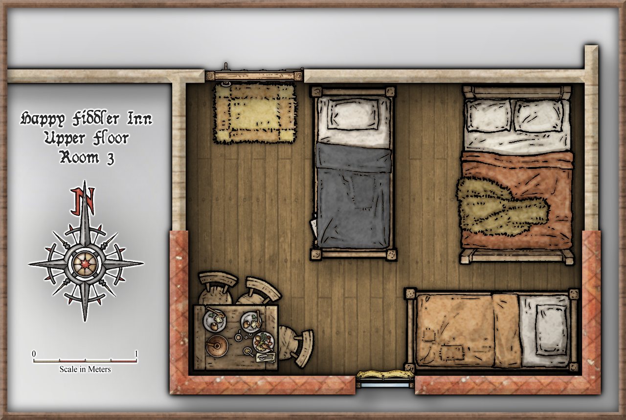 Nibirum Map: happy fiddler inn - level 3 - room 3 by Ricko Hasche