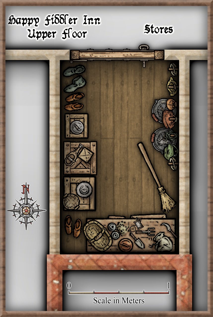 Nibirum Map: happy fiddler inn - level 3 - stores by Ricko Hasche