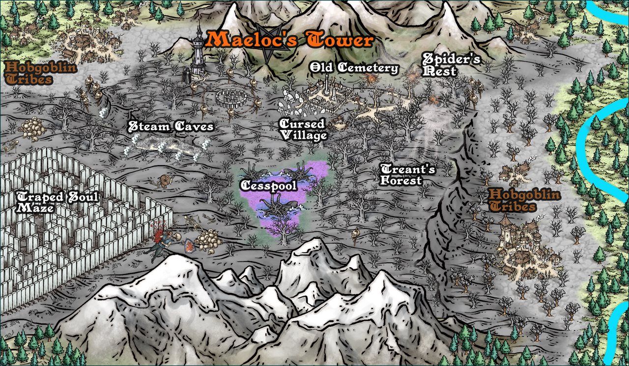 Nibirum Map: lich land by 