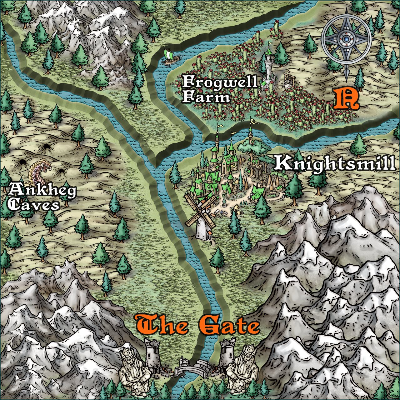 Nibirum Map: the gate by Ricko Hasche